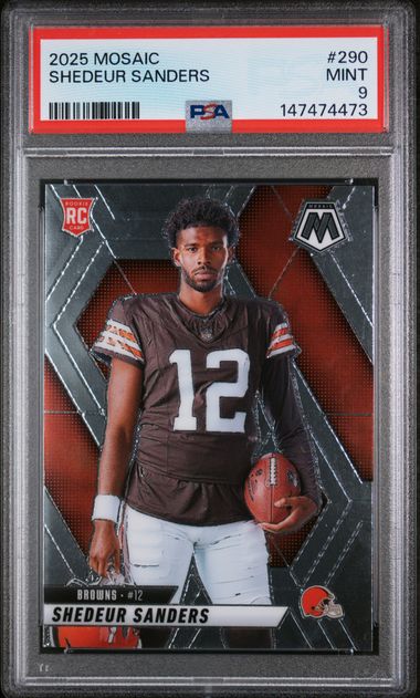 2025 Panini Mosaic – Shedeur Sanders #290 RC – PSA 9