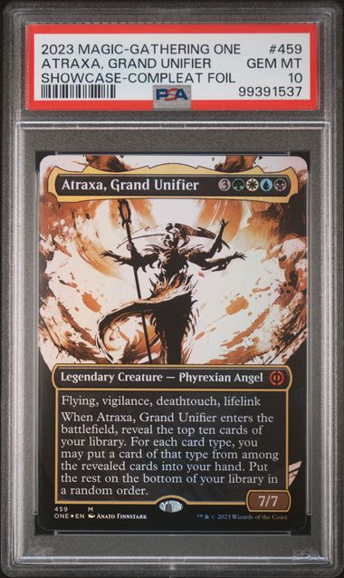 Atraxa, Grand Unifier #469 (Compleat) - MTG Phyrexia (ONE) - PSA 10