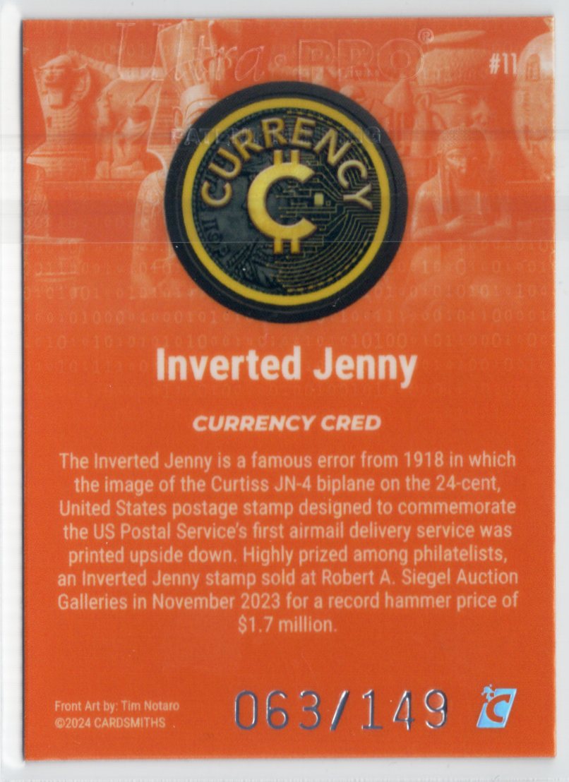 Cardsmiths Series 4 – Inverted Jenny #11 – Beryl 063/149