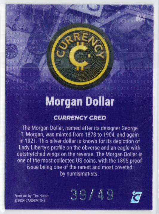 Cardsmiths Series 4 – Morgan Dollar #64 – Amethyst 39/49
