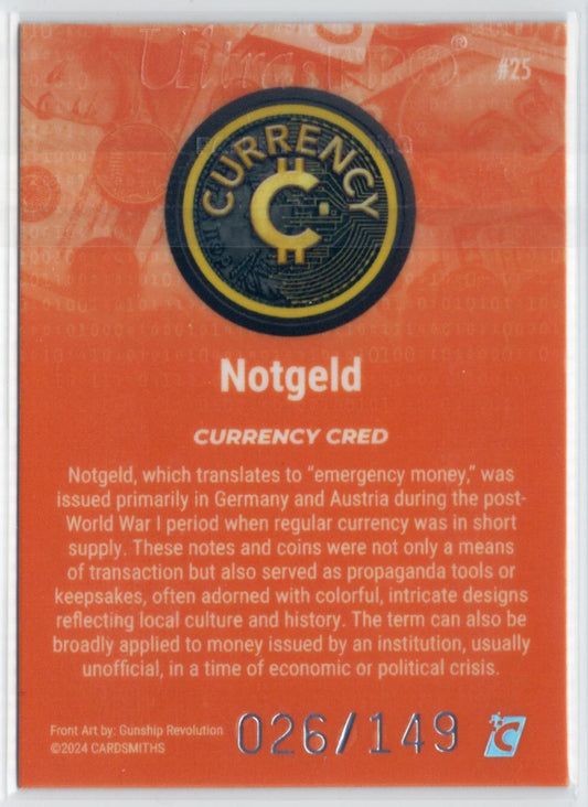 Cardsmiths Series 4 – Notgeld #25 – Beryl 026/149