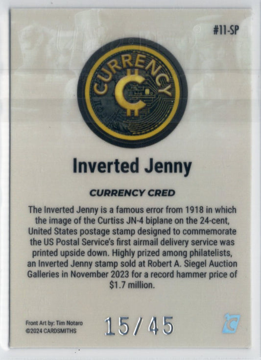 Cardsmiths Series 4 – Inverted Jenny #11-SP – Opal 15/45