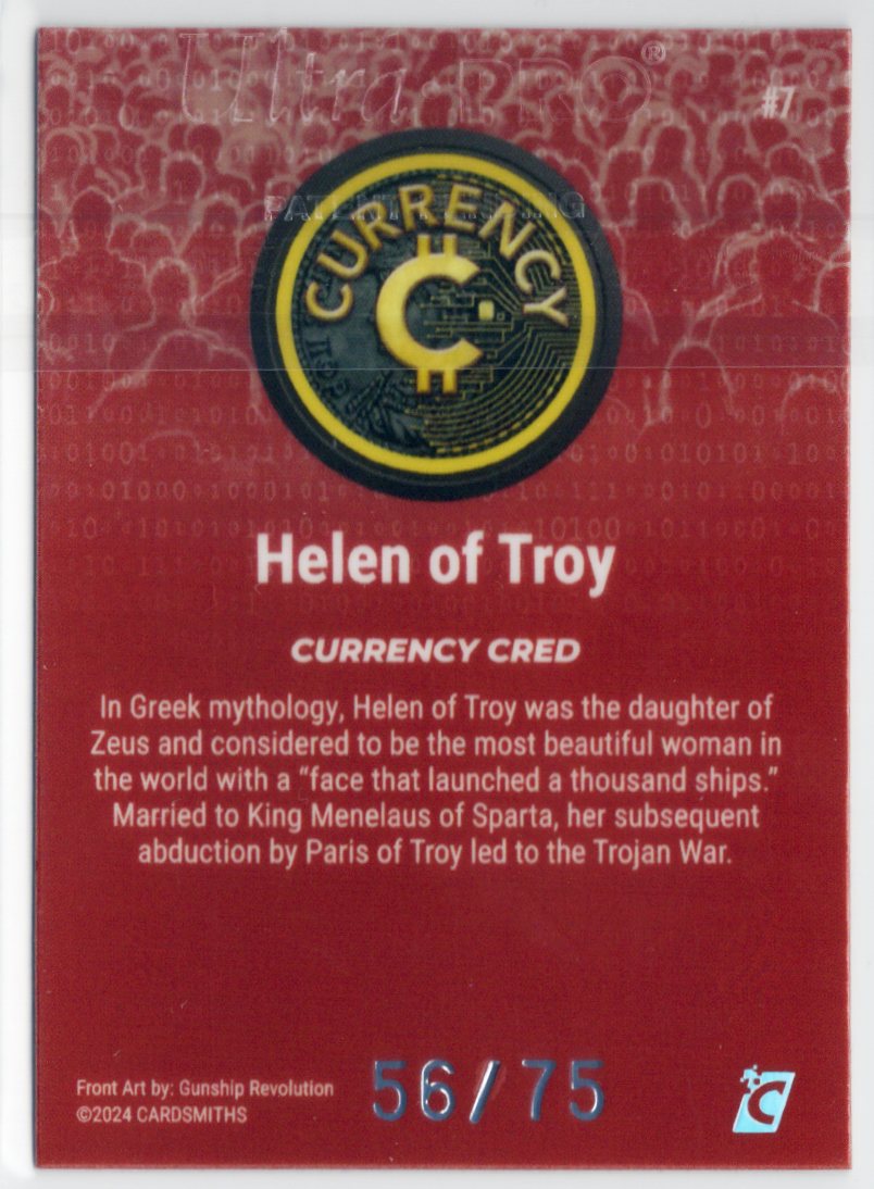 Cardsmiths Series 4 – Helen of Troy #7 – Garnet 56/75