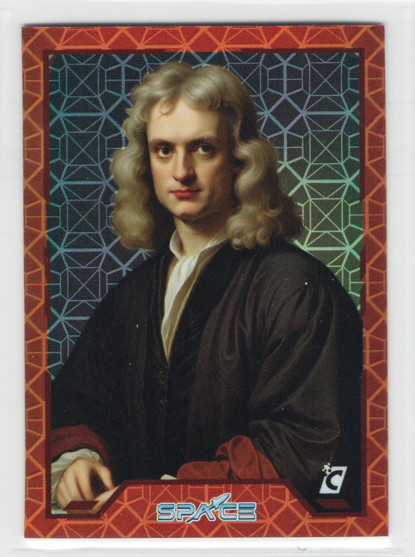 Cardsmiths Space – Galactic Edition – Isaac Newton #69 – Garnet 72/75