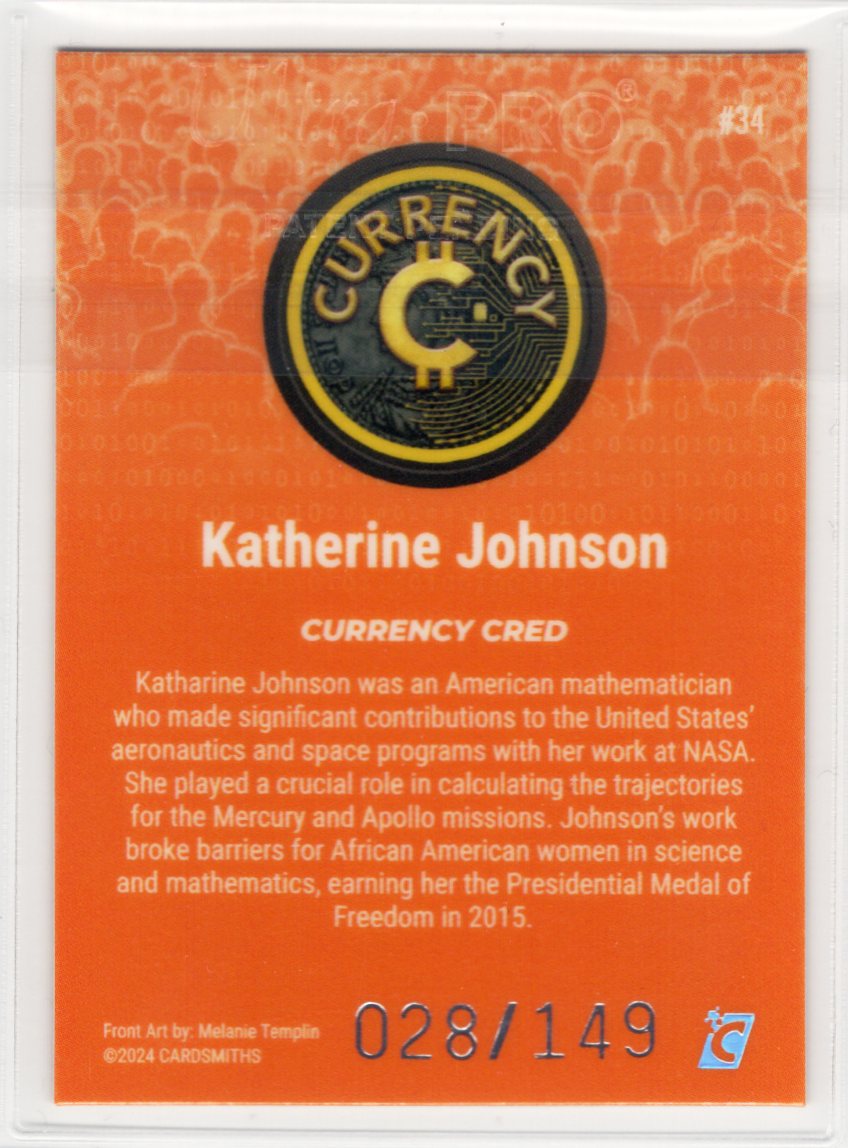 Cardsmiths Series 4 – Katherine Johnson #34 – Beryl 028/149