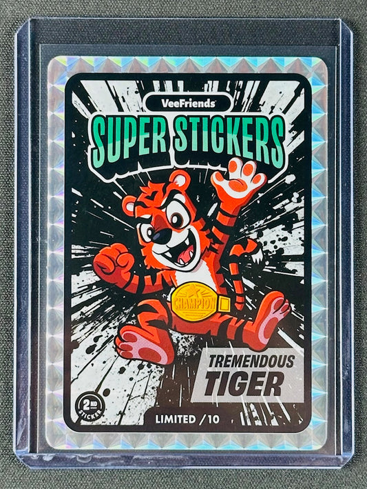VeeFriends Super Stickers Manga Series – Tremendous Tiger – Black Splash /10