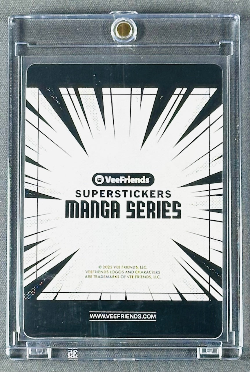 VeeFriends Super Stickers Manga Series – Likable Leopard – Black Splash /10