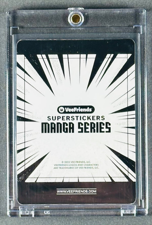 VeeFriends Super Stickers Manga Series – Chill Chinchilla – Black Splash /10