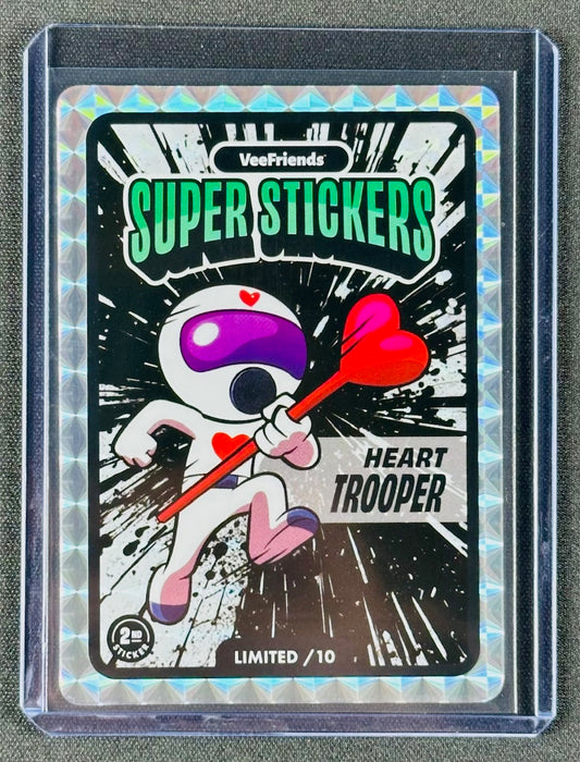 VeeFriends Super Stickers Manga Series – Heart Trooper – Black Splash /10