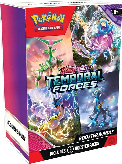 Pokémon TCG: Scarlet & Violet – Temporal Forces Booster Bundle (6 Booster Packs)