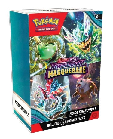 Pokémon TCG: Scarlet & Violet – Twilight Masquerade Booster Bundle (6 Booster Packs)
