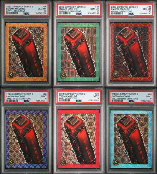 Currency Series 2 – Enigma Machine #26 Gemstone Mini Bow (PSA Sequential Pop 1s)