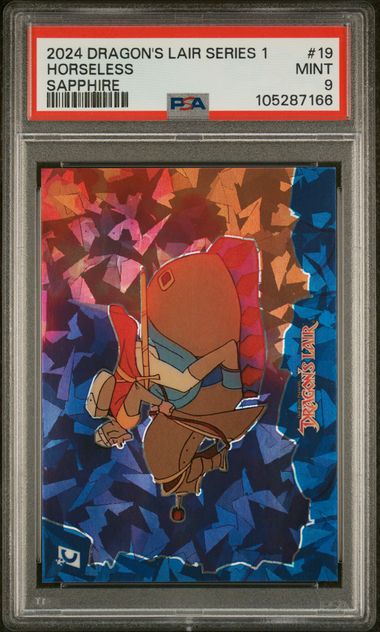 Horseless #19 - Dragon's Lair Series 1 - Sapphire Gem 5/5 - PSA 9
