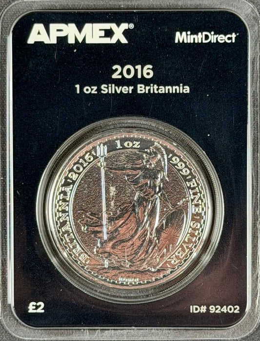 2016 Great Britain Britannia – 1 oz .999 Fine Silver – APMEX MintDirect®