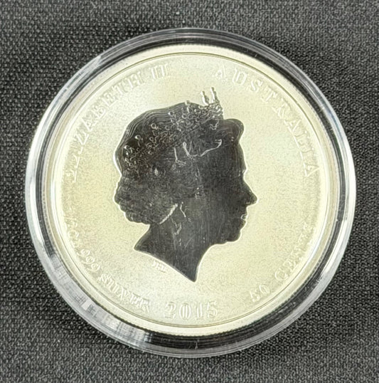 2015 Australia Lunar Year of the Goat – 1/2 oz .999 Silver Coin