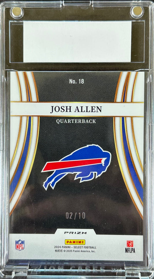 2024 Panini Select – Josh Allen #18 – Turbocharged Gold Prizm 02/10