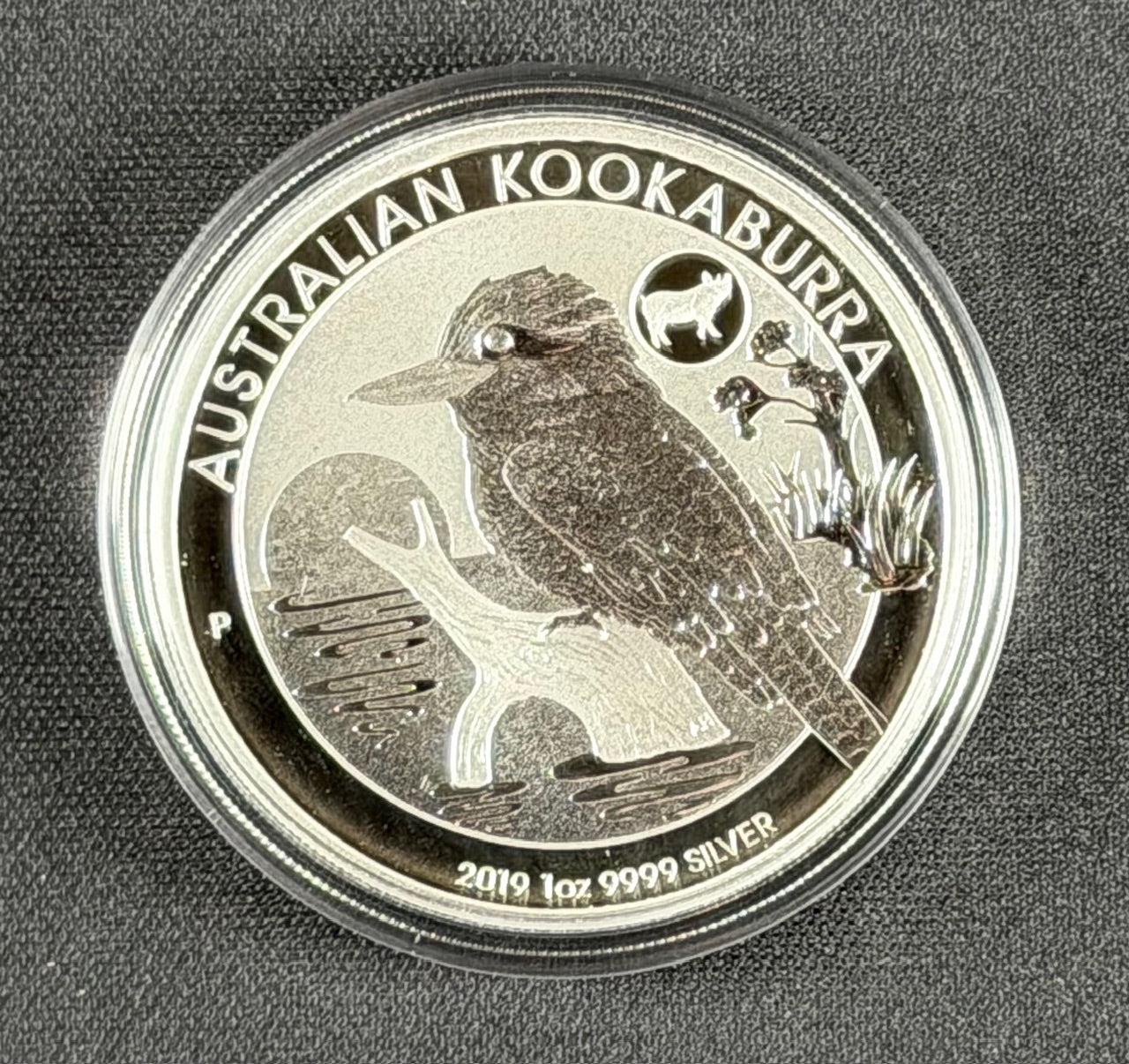 2019 Australian Kookaburra – 1 oz .9999 Fine Silver – $1 AUD – Perth Mint