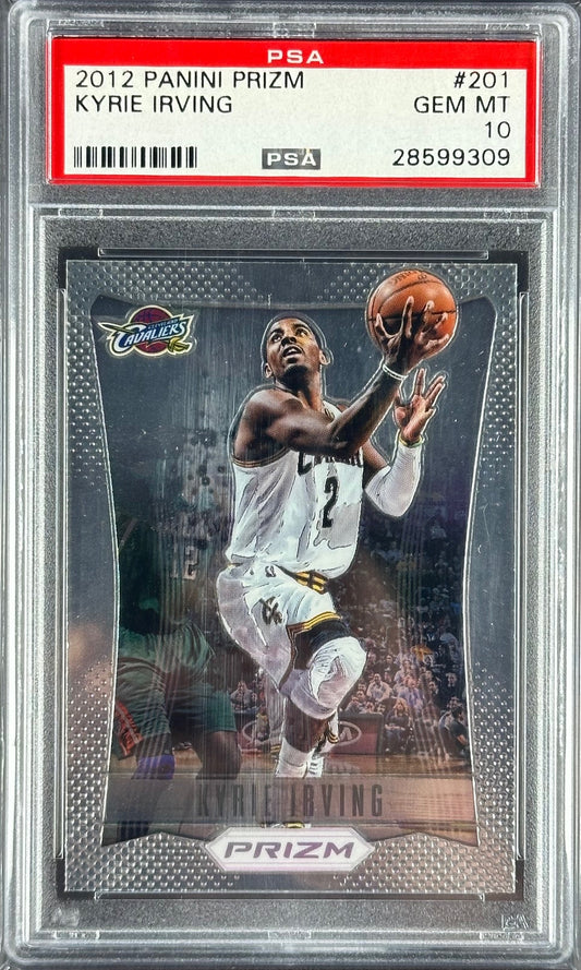2012 Panini Prizm – Kyrie Irving #201 RC – PSA 10 GEM MT