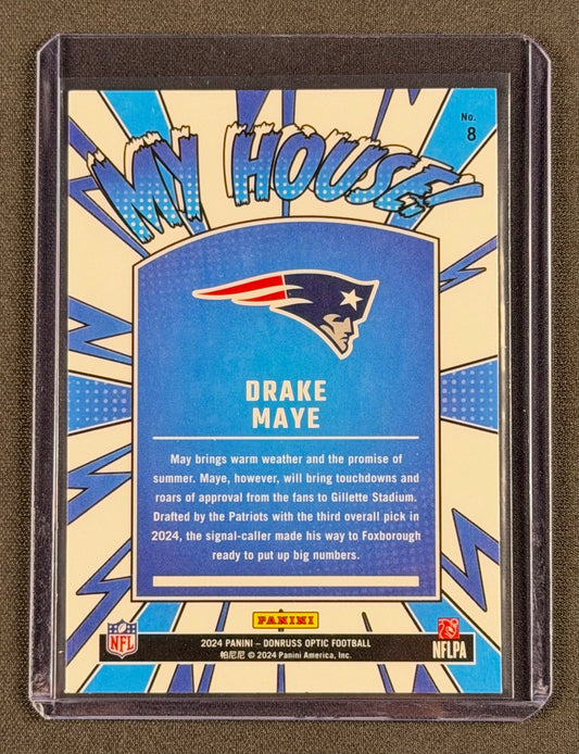 Drake Maye #8 [Rookie] – 2024 Panini Donruss Optic – My House