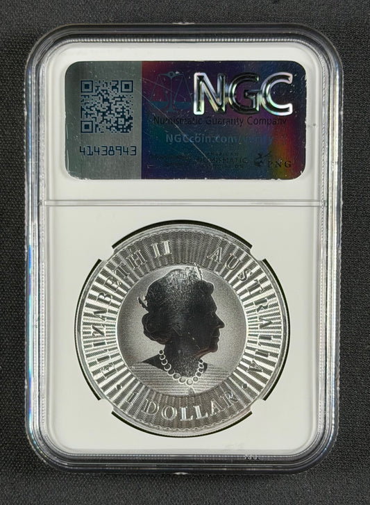 2021-P Australia Kangaroo $1 – 1 oz Silver – NGC MS 69