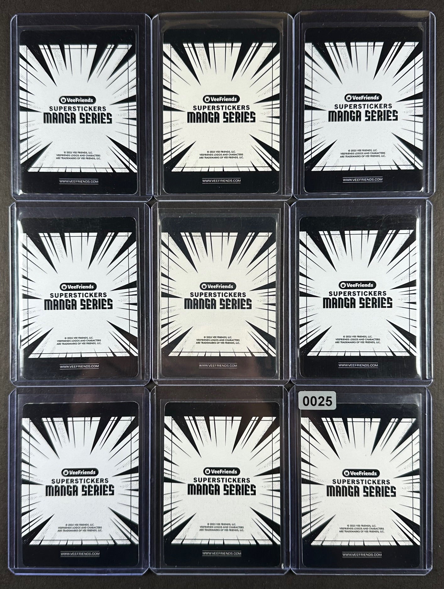 VeeFriends Super Stickers – Manga Cloud 9-Card Bundle – Bullish Bull + Entrepreneur Elf + Tremendous Tiger + Focused Falcon + Positive Porcupine + Amped Aye Aye + Hype Horse + Tranquil Toad + Tenacious Turkey