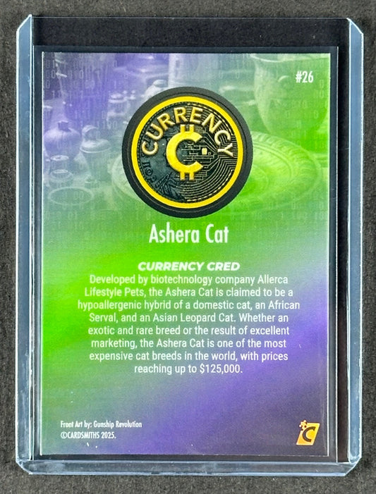 Cardsmiths Currency Series – Ashera Cat #26 – Mystic Topaz – Mystery Print Run