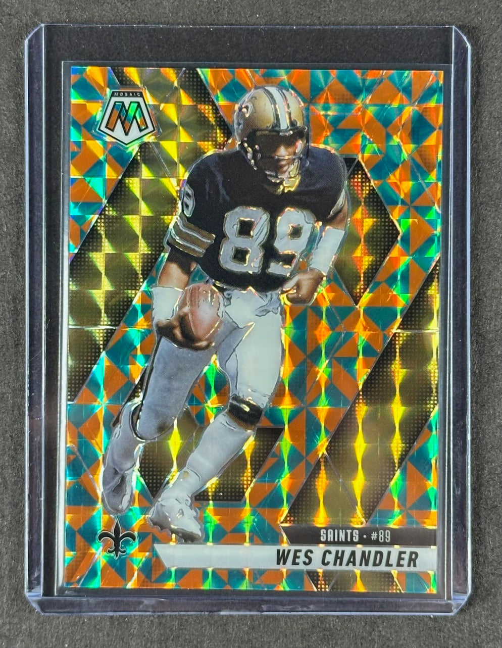 2025 Panini Mosaic – Wes Chandler #74 – Mosaic Tessellation 07/15