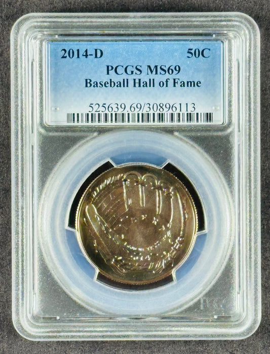 2014-D Baseball Hall of Fame Half Dollar – PCGS MS69