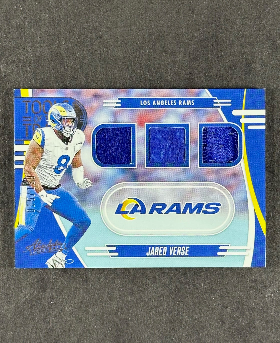 2025 Panini Absolute Tools of the Trade Triple Patch - Jared Verse (Rams)