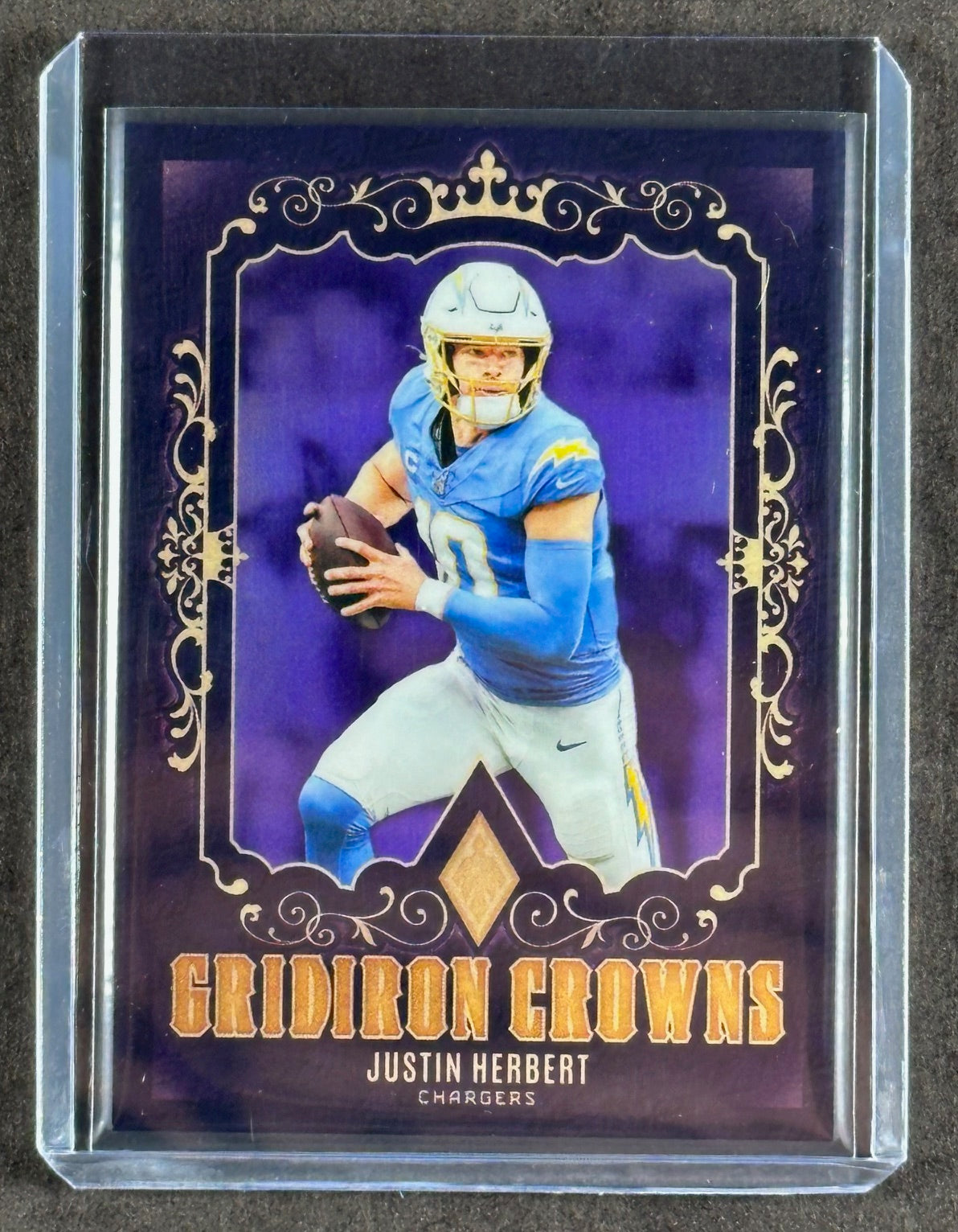 2024 Panini Phoenix Gridiron Crowns -  SSP - Justin Herbert (Chargers)