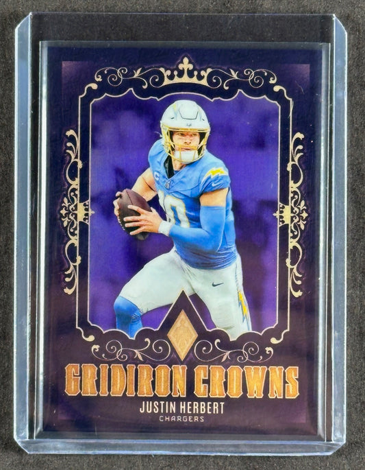 2024 Panini Phoenix Gridiron Crowns -  SSP - Justin Herbert (Chargers)
