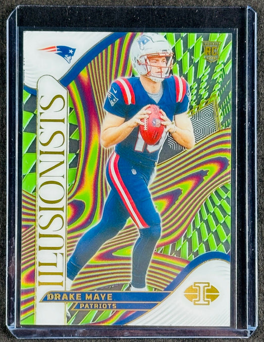 2024 Panini Illusions Illusionists Drake Maye Rookie Insert #2 – New England Patriots