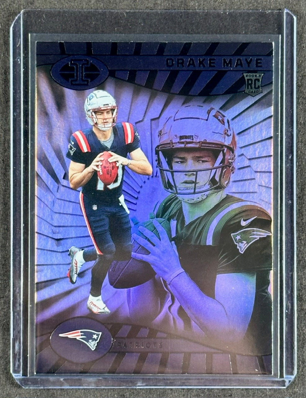 2024 Panini Illusions Drake Maye Rookie #59 – New England Patriots
