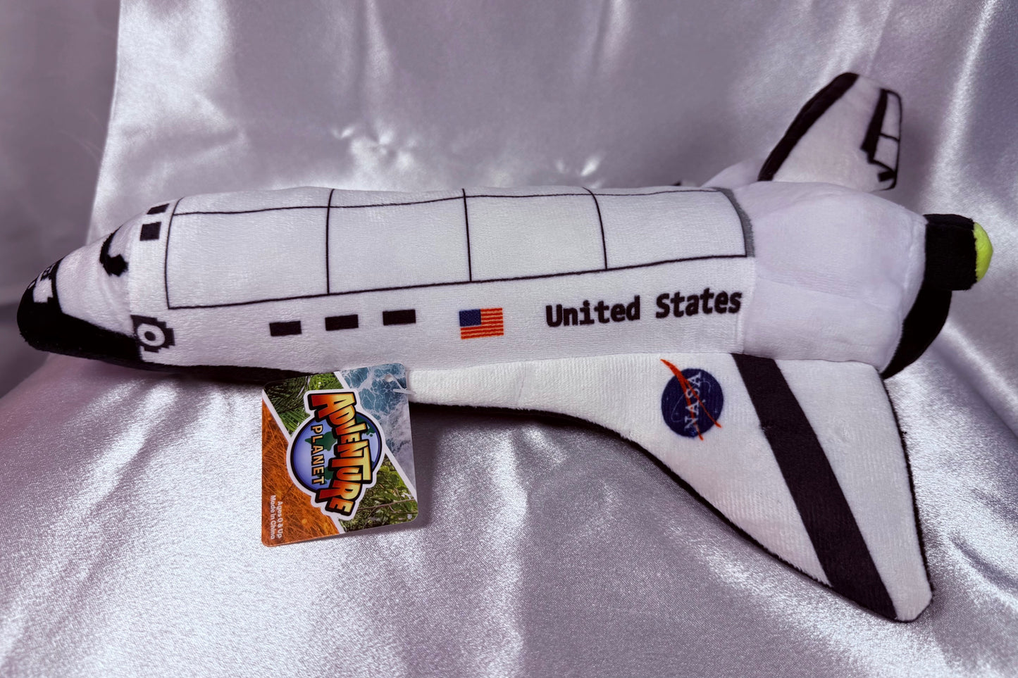 NASA Space Shuttle Plush Toy 14" – Adventure Planet USA Spaceship Stuffed Animal