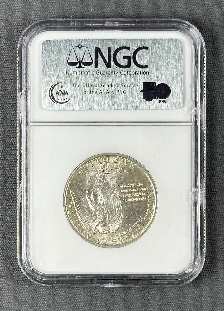 1925 Stone Mountain Memorial Half Dollar 50¢ – NGC MS65 – U.S. Silver Commemorative