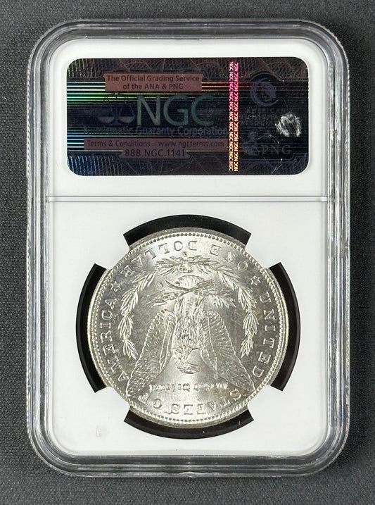 1882-S Morgan Silver Dollar $1 – NGC MS63 – U.S. Silver Coin
