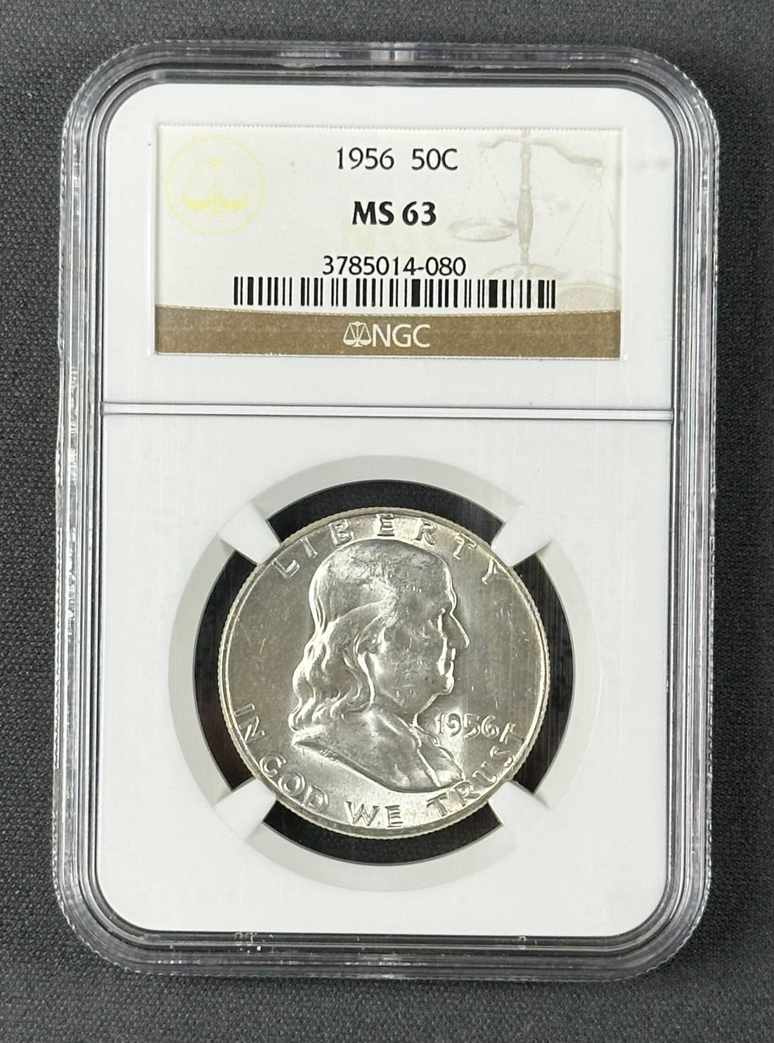 1956 Franklin Half Dollar – NGC MS63