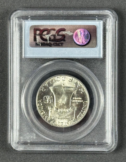 1955 Franklin Half Dollar 50¢ – PCGS MS64 – U.S. Silver Coin