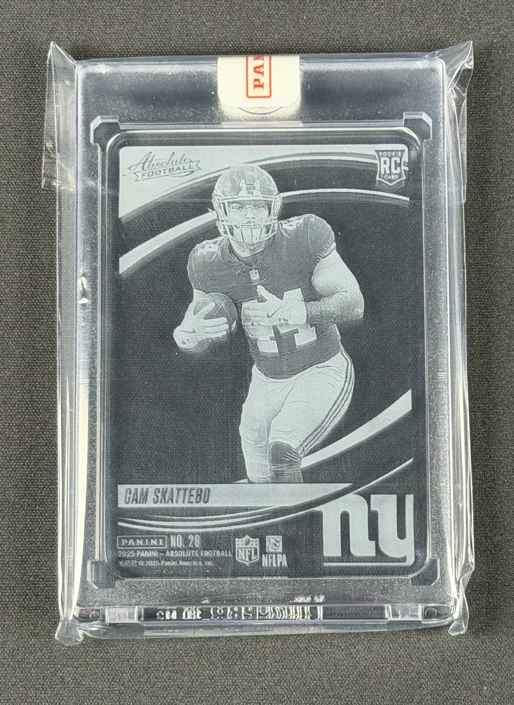2025 Panini Absolute – Cam Skattebo #28 – Glass Rookie RC SSP Case Hit