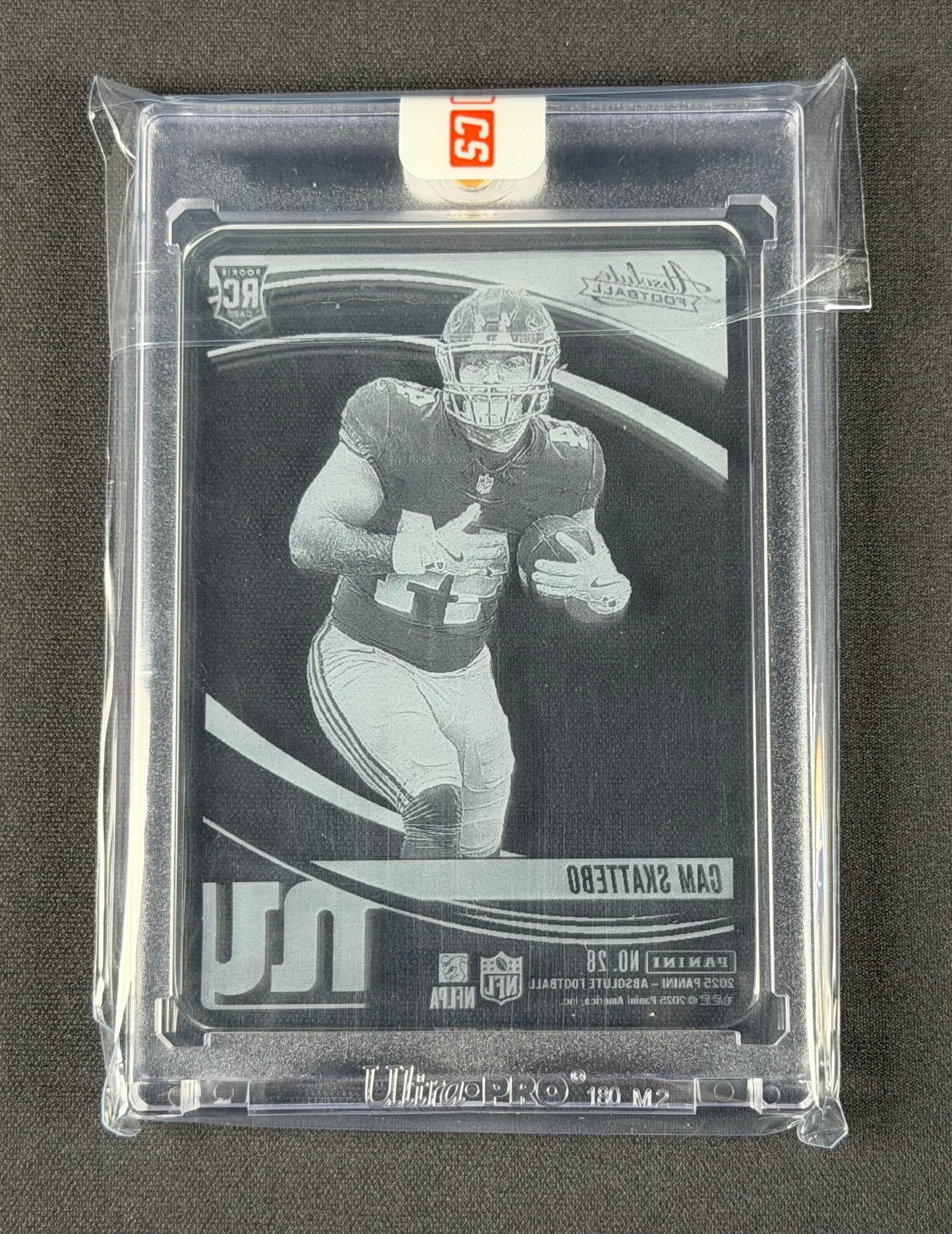 2025 Panini Absolute – Cam Skattebo #28 – Glass Rookie RC SSP Case Hit