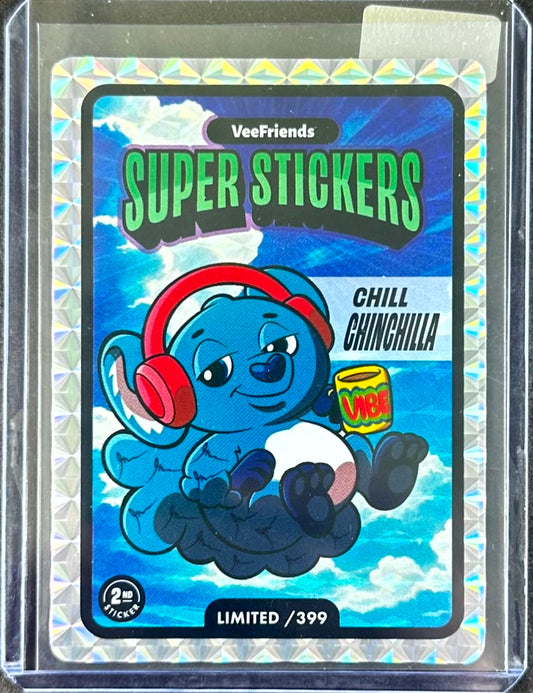 VeeFriends Super Stickers – Manga Series – Chill Chinchilla – Limited /399