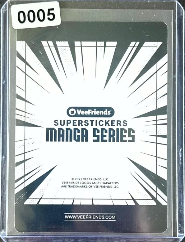 VeeFriends Super Stickers – Manga Series – Chill Chinchilla – Limited /399