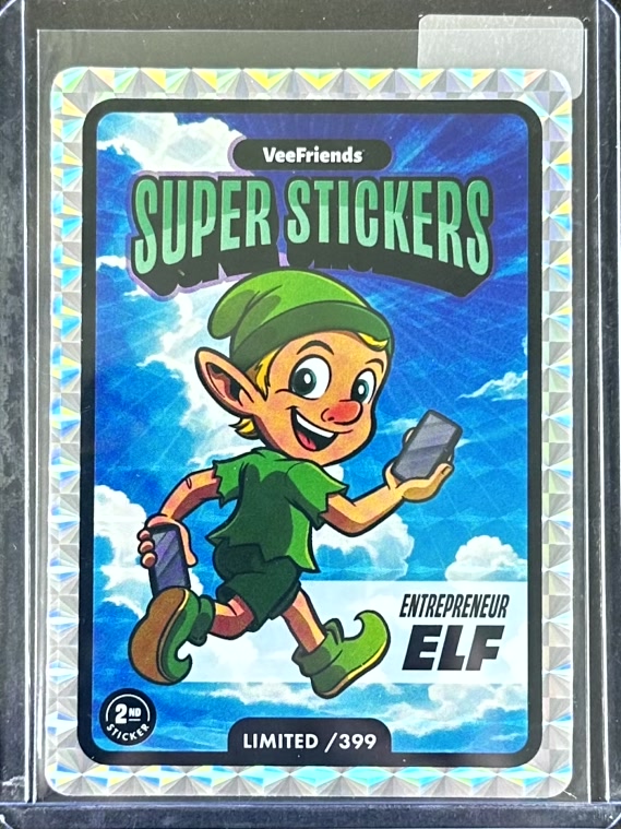 VeeFriends Super Stickers – Manga Series – Entrepreneur Elf – Limited /399