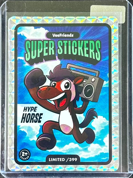 VeeFriends Super Stickers – Manga Series – Hype Horse – Limited /399
