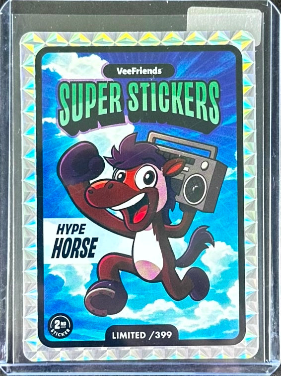 VeeFriends Super Stickers – Manga Series – Hype Horse – Limited /399
