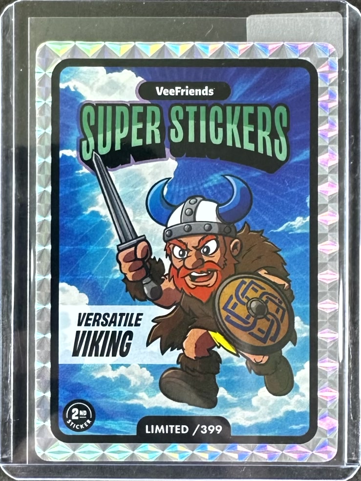 VeeFriends Super Stickers – Manga Series – Versatile Viking – Limited /399