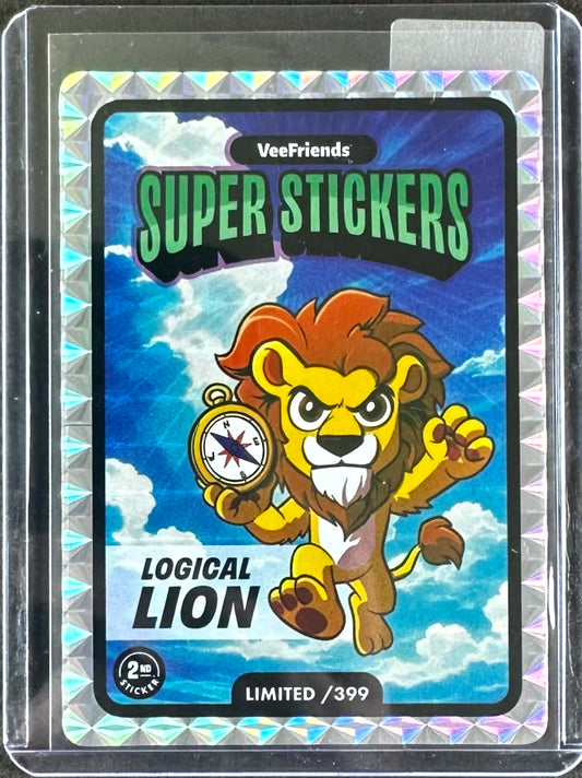 VeeFriends Super Stickers – Manga Series – Logical Lion – Limited /399
