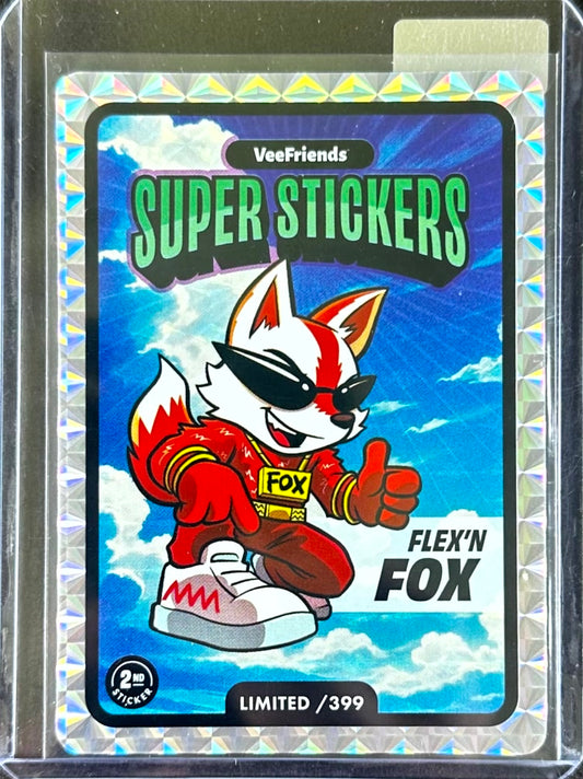 VeeFriends Super Stickers – Manga Series – Flex’n Fox – Limited /399