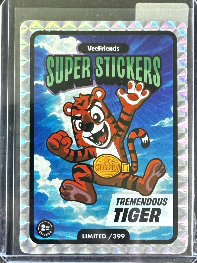 VeeFriends Super Stickers – Manga Series – Tremendous Tiger – Limited /399