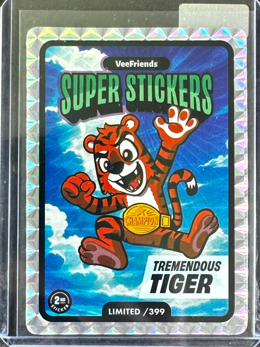 VeeFriends Super Stickers – Manga Series – Tremendous Tiger – Limited /399